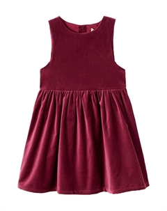 Платье Thelma из хлопкового вельвета, Ruby Red Wheat