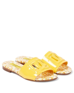 Лаковые мюли, Azulejos Giallo Dolce & gabbana kids