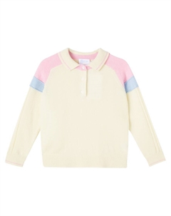 Гостевой свитер-поло Lynsey от Residence, Ra Bleu Aqua Bonpoint