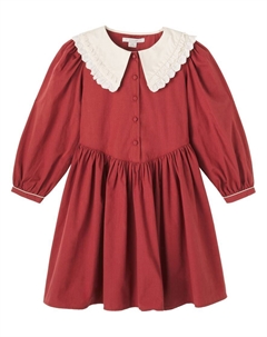 Хлопковое платье coeur, Red Dahlia Konges slojd