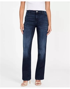 Женские джинсы прямого кроя с средней посадкой, синий Guess