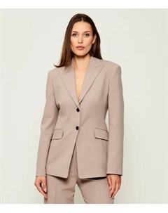 Элегантная куртка Asmalla Regular fit, бежевый Hugo