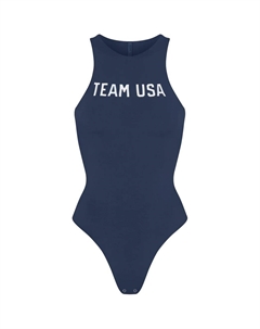 Боди женское NAVY/Темно-синий Skims