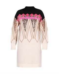 Вязаное платье, Pink Izia