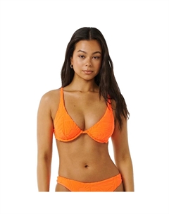 Топ бикини Santorini Terry Balconette, оранжевый Rip curl
