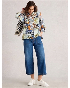 Софи Органик Хлопок Рубашка с Длинными Рукавами White stuff