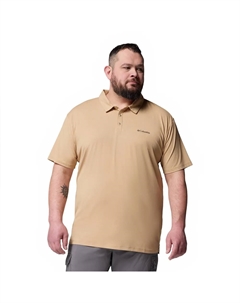 Поло с коротким рукавом Tech Trail Utility Plus Size, бежевый Columbia