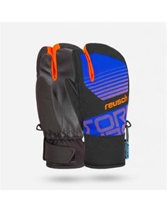 ЛЫЖНЫЕ ПЕРЧАТКИ 3 ПАЛЬЦА LOBSTER TORBENIUS ДЕТСКИЕ ЧЕРНО-СИНИЕ Reusch