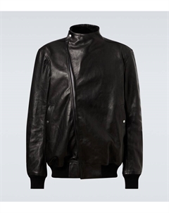 Кожаная куртка hollywood flight, Black Rick owens