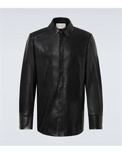 Кожаная рубашка legacy, Blackleather Entire studios