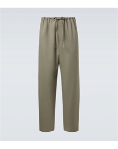 Брюки прямые Benjamin wool, Sage Calvin klein collection