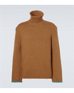 Шерстяной водолазный свитер, Tan Loewe