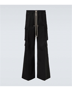 Карго брюки из вирджинской шерсти, Black Rick owens