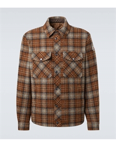 Проверенная рубашка из чистой шерсти, Light Brown Moncler