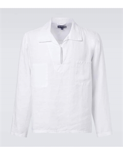 Коморская льняная рубашка, Blanc Vilebrequin