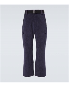 Корбин брюки для катания на лыжах с поясом и ребристым трикотажем, Navy Bogner