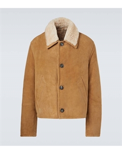 Замшевая куртка с подкладкой из овчины, Camel Ami paris