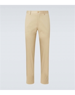 Хлопковые чиносы из твила, Ecru Etro