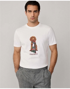 Мужская футболка Harry Fit классическая, кремовый Hackett