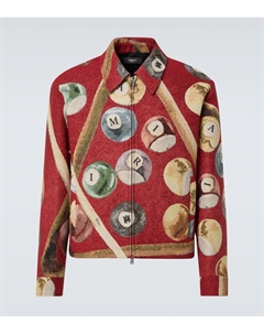 Бильярдный тапетовый блузон, Deep Red Amiri