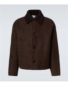 Кожаная куртка с овчиной, Fondant Bottega veneta