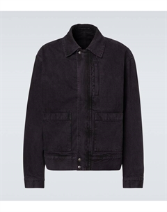 Джимовая куртка-бомбер, Dark Purple Dries van noten