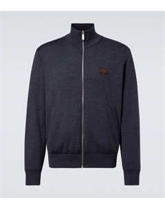 Реверсивная шерстяная бомбер scrito, Purple Cloud Berluti