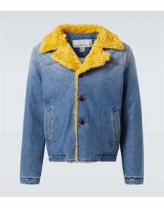 Джинсовая куртка с искусственным мехом внутри, Blue Erl