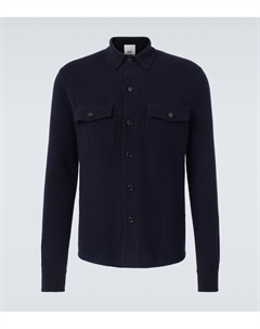 Шерстяная и кашемировая рубашка-оверсайз Allude