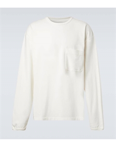 Хлопковая футболка из джерси, Light Cream Lemaire