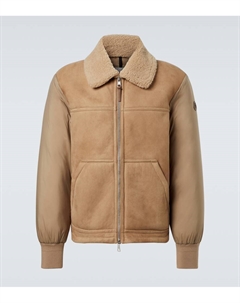 Пуховик из замши и шерсти tonnay, Elmwood Moncler