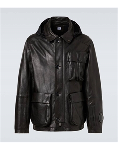 Кожаная куртка Lens, Black C.p. company