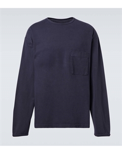 Хлопковая футболка из джерси, Stone Blue Lemaire