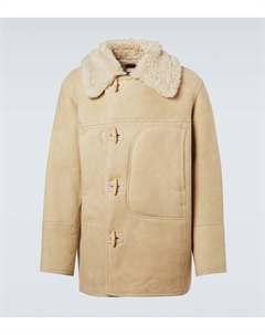 Дубленка из замши с овчиной, Vintage Cream Rrl