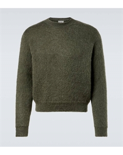 Свитер из мохера и шерсти, Green Saint laurent