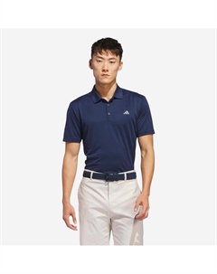 Мужская рубашка-поло для гольфа с коротким рукавом - темно-синяя Adidas