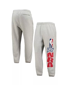 Мужские серые меланжевые джоггеры NBA Team 31 75th Anniversary Courtside Fleece Nike