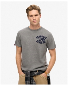 Винтажная спортивная футболка с круглым вырезом и короткими рукавами Superdry