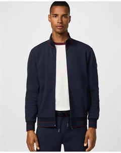 Мужская толстовка Manor Track с застежкой-молнией, темно-синий Hackett