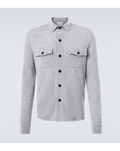 Шерстяная и кашемировая рубашка-оверсайз Allude