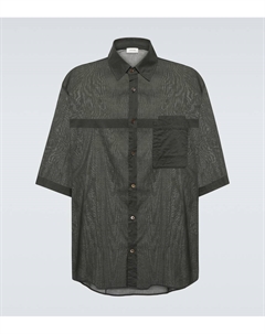 Хлопковая рубашка из вуали, Asphalt Lemaire