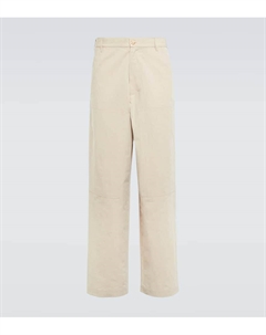 Хлопковые брюки-клёш, Beige Commas