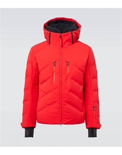 Куртка лыжная утепленная Jervis-D с капюшоном, Fast Red Bogner