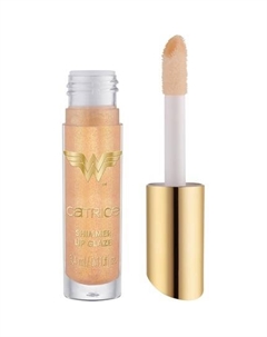 Блеск для губ Wonder Woman Shimmer Lip Glaze No. 010 Nude with Oils Catrice
