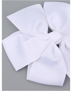 Бант для волос на заколке белый, принцессы дисней Disney