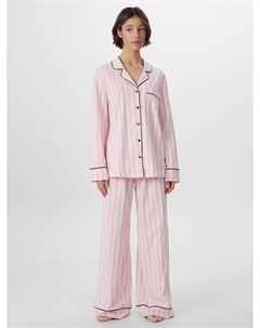 Комплект домашний женский в полоску с надписью Mark formelle