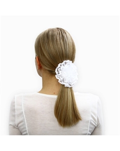 Бант для волос на резинке, белый, 2 штуки, 7 см, холодное сердце Disney