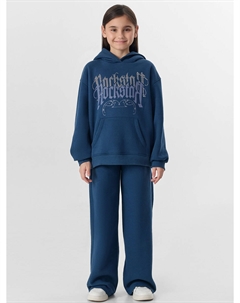 Комплект для девочек синий с надписью Mark formelle