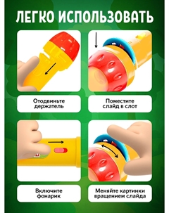 Проектор-фонарик Zabiaka