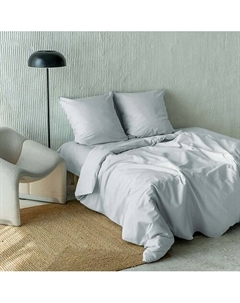 Постельное белье "Капри" 2 спальный 180х215 Серебряный Pasionaria